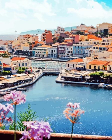 Agios Nikolaos Greece Diamond Painting