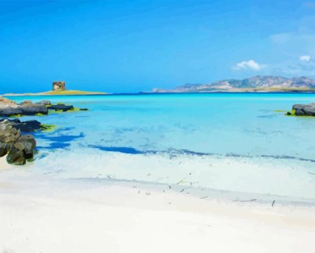 Alghero Beach Diamond Painting