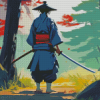 Anime Samurai Diamond Painting