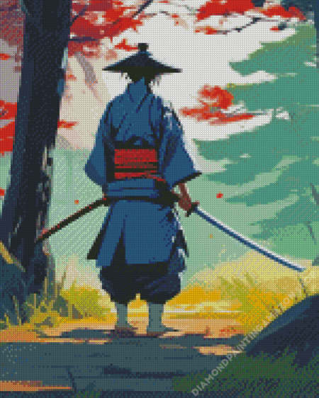 Anime Samurai Diamond Painting