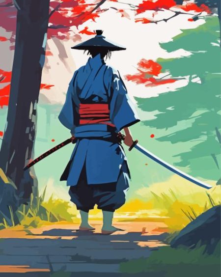 Anime Samurai Diamond Painting