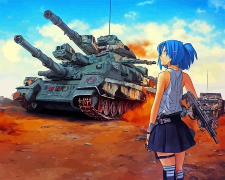Anime Tank Diamond Painting