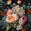 Antique Flowers Diamond Painting