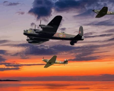 Avro Lancaster Diamond Painting
