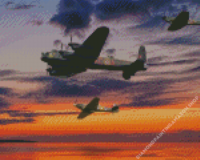 Avro Lancaster Diamond Painting