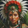 Aztec Princess Diamond Painting