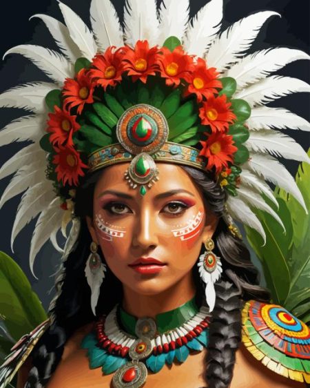 Aztec Princess Diamond Painting