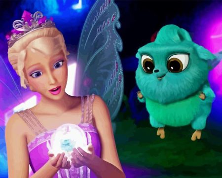 Barbie Mariposa Diamond Painting