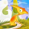 Baby Cartoon Pterosaur Diamond Painting