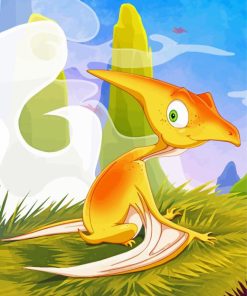 Baby Cartoon Pterosaur Diamond Painting