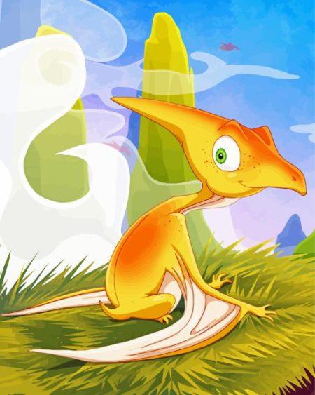 Baby Cartoon Pterosaur Diamond Painting