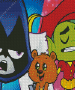 Beast Boy And Raven Diamond Painting