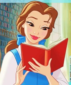 Belle Reading Diamond Painting