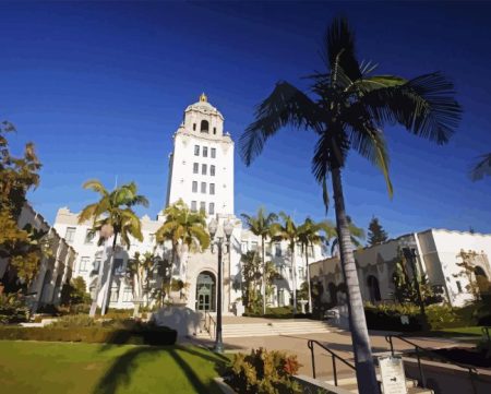 Beverly Hills Building Diamond Painting