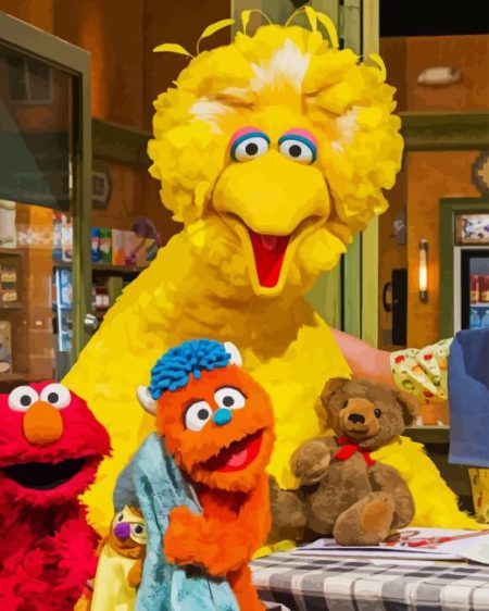 Big Bird The Muppets Diamond Painting