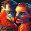 Bird Human Couple Diamond Painting