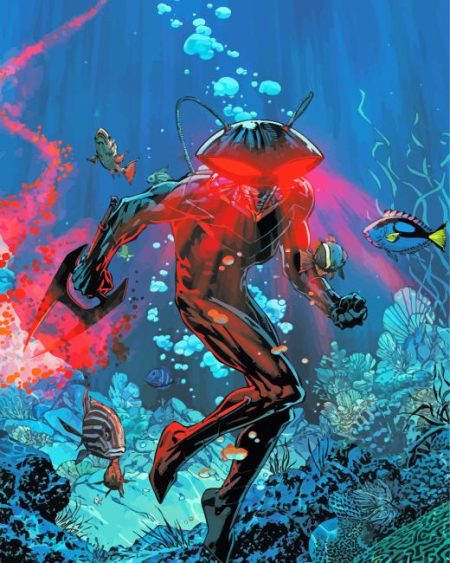 Black Manta Diamond Painting