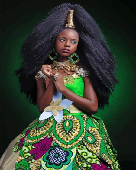 Black Princess Diamond Painting