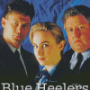 Blue Heelers Poster Diamond Painting