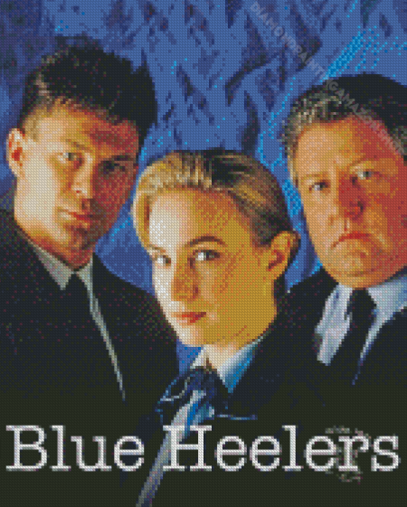Blue Heelers Poster Diamond Painting
