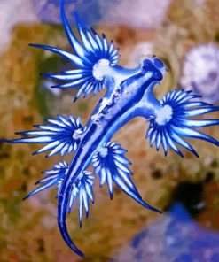 Blue Sea Dragon Diamond Painting