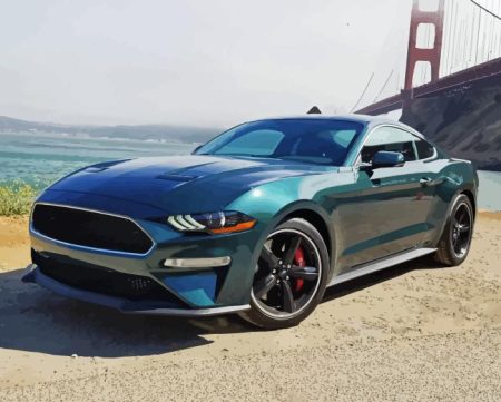 Bullitt Mustang Diamond Painting