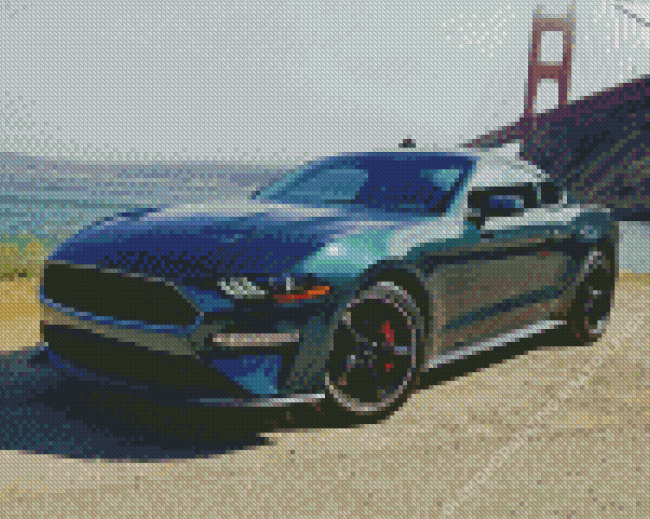 Bullitt Mustang Diamond Painting