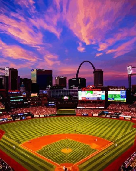 Busch Stadium Diamond Painting