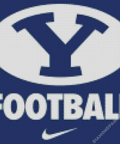 Byu Football Logo Diamond Painting