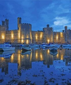 Caernarfon Castle Diamond Painting