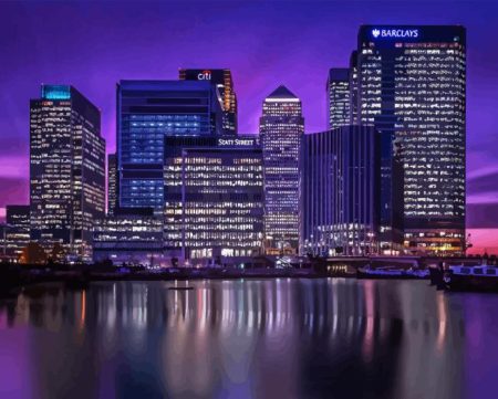 Canary Wharf London Diamond Painting