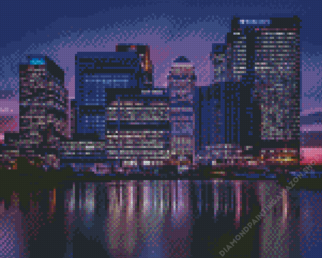 Canary Wharf London Diamond Painting