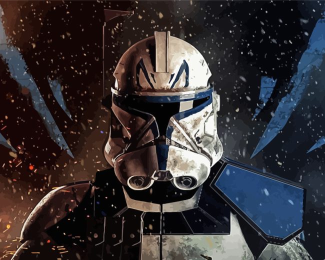 Captain Rex Clone Diamond Painting