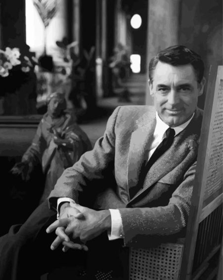 Cary Grant Sitting Diamond Painting