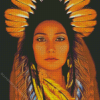 Cherokee Indian Woman Diamond Painting