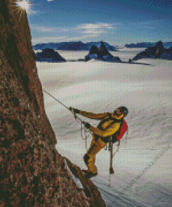 Climbing A Mountain Diamond Painting