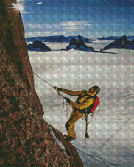 Climbing A Mountain Diamond Painting