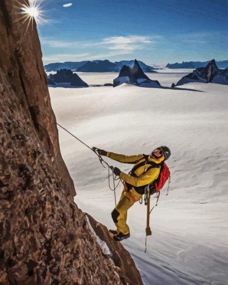 Climbing A Mountain Diamond Painting
