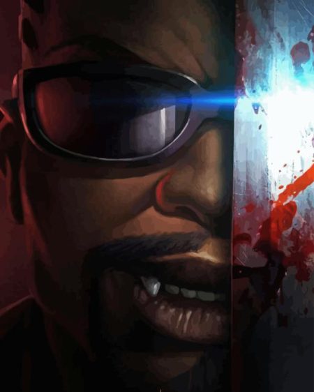 Close Up Blade Marvel Diamond Painting