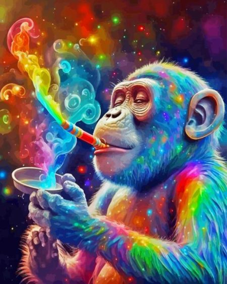 Colorful Monkey Diamond Painting