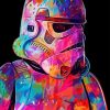 Colorful Darth Vader Diamond Painting