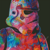 Colorful Darth Vader Diamond Painting