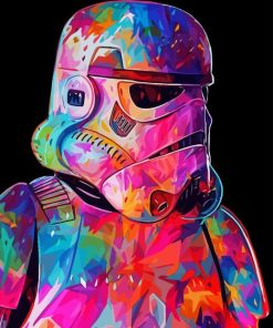 Colorful Darth Vader Diamond Painting