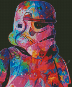 Colorful Darth Vader Diamond Painting