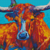 Colorful Longhorn Diamond Painting