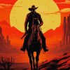 Cowboy Silhouette Diamond Painting