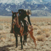 Cowboy And Horse Diamond Painting