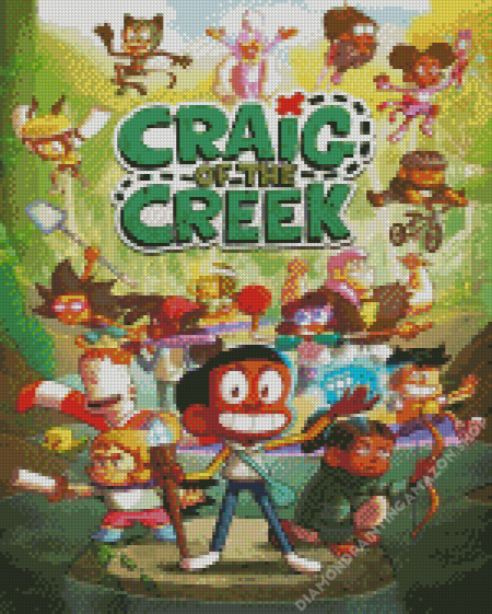 Craig Of The Creek Poster Diamond Painting