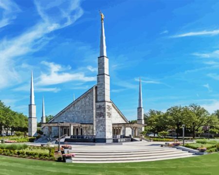 Dallas Temple Diamond Painting