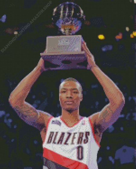 Damian Lillard Diamond Painting